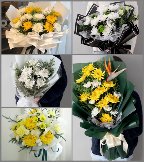 安徽淮南市田家庵区三和镇徐马村白事花束代送